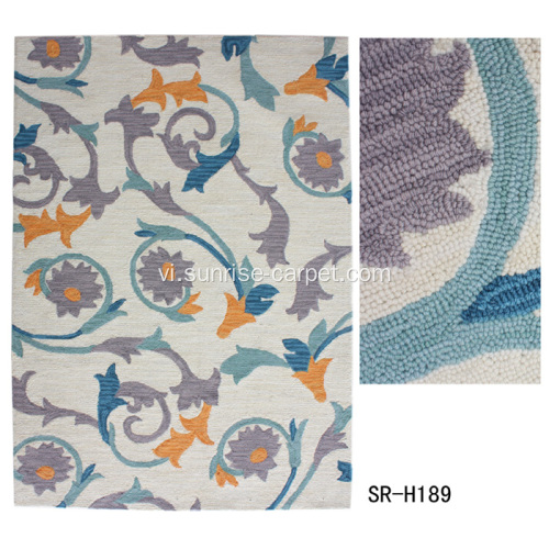 Tấm trải thảm bằng sợi Polyester với thiết kế hiện đại